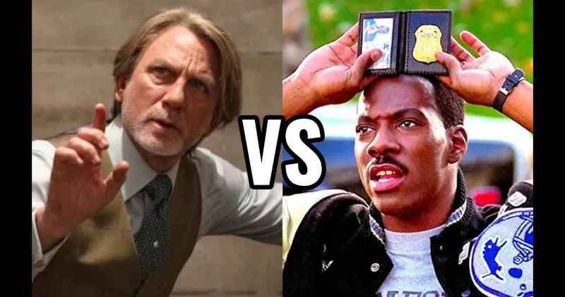 Axel Foley (Beverly Hills Cop) vs. Benoit Blanc (Knives Out)