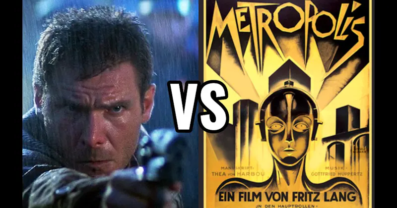 Deckard (Blade Runner) vs. Metropolis (1927)
