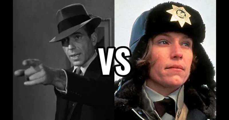 Marge Gunderson (Fargo) vs. Philip Marlowe (The Big Sleep)