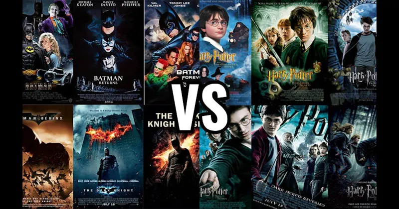 Batman Movies vs. Harry Potter Movies