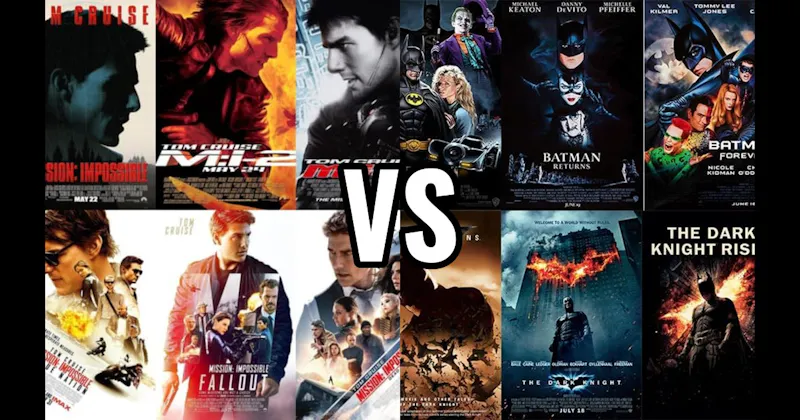 Batman Movies vs. Mission: Impossible Movies