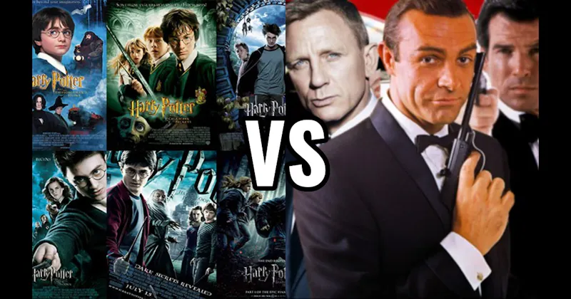 Harry Potter Movies vs. James Bond Movies