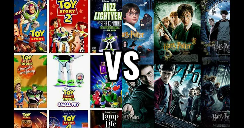 Harry Potter Movies vs. Toy Story  Movies