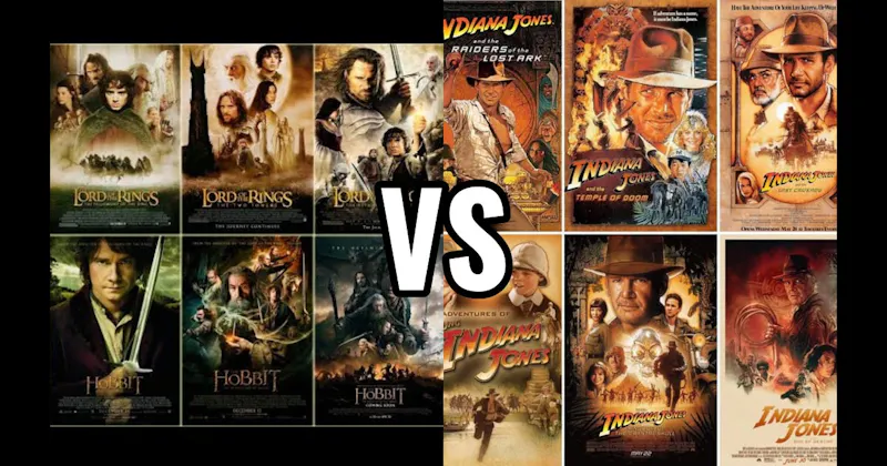 Indiana Jones Movies vs. Lord of the Rings Movies