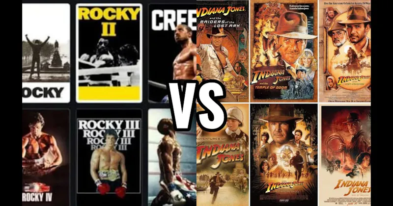 Indiana Jones Movies vs. Rocky / Creed Movies