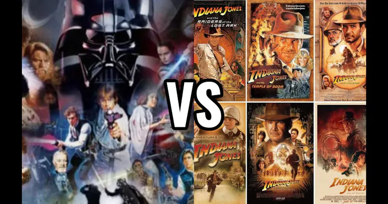 Indiana Jones Movies vs. Star Wars Movies