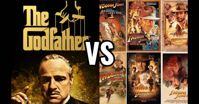Indiana Jones Movies vs. The Godfather Movies