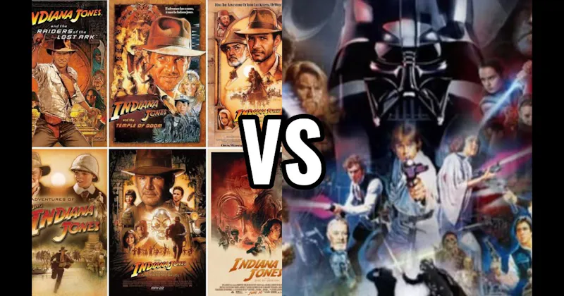 Indiana Jones Movies vs. Star Wars Movies