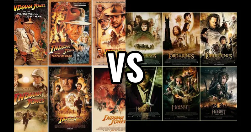 Indiana Jones Movies vs. Lord of the Rings Movies