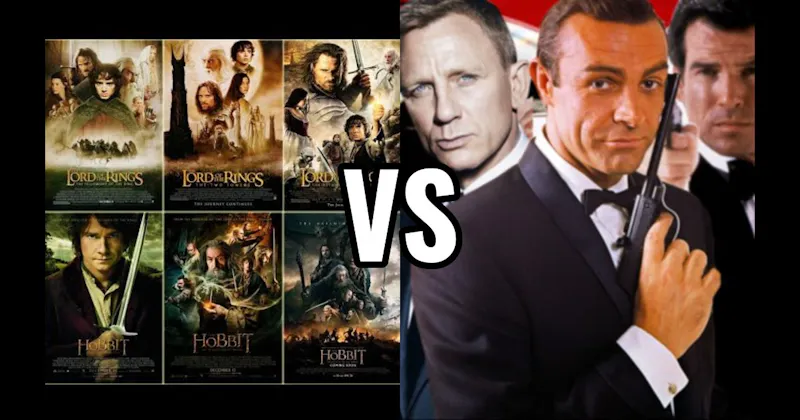 James Bond Movies vs. Lord of the Rings Movies
