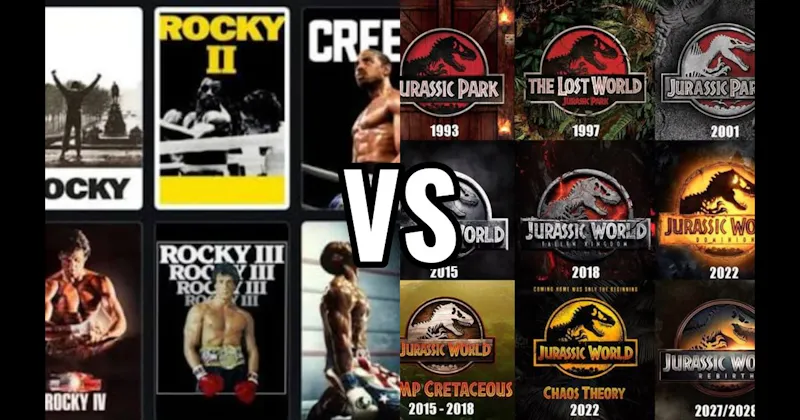 Jurassic Park Movies vs. Rocky / Creed Movies