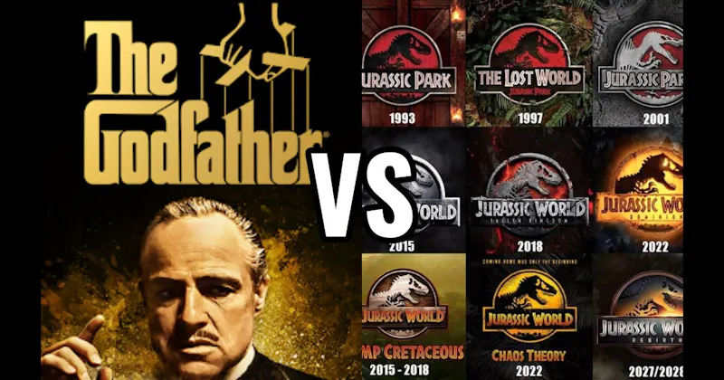 Jurassic Park Movies vs. The Godfather Movies