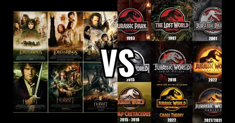 Jurassic Park Movies vs. Lord of the Rings Movies