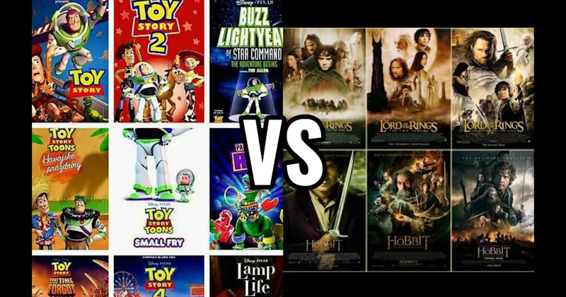 Lord of the Rings Movies vs. Toy Story  Movies