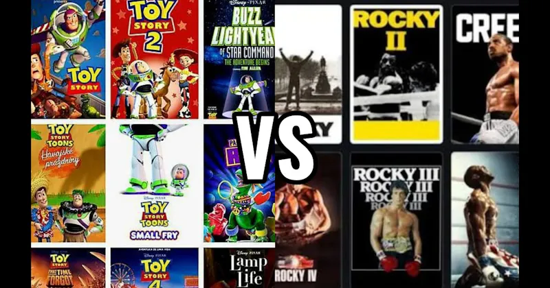 Rocky / Creed Movies vs. Toy Story  Movies