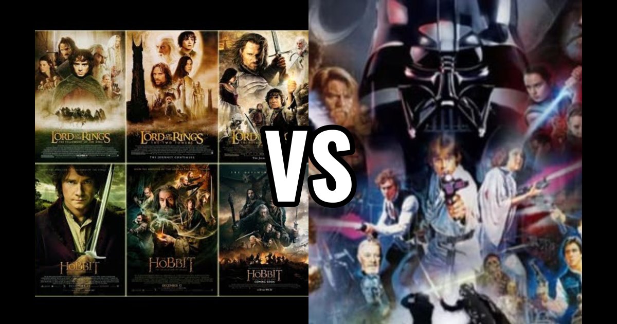 Lord of the Rings Movies vs Star Wars Movies Star