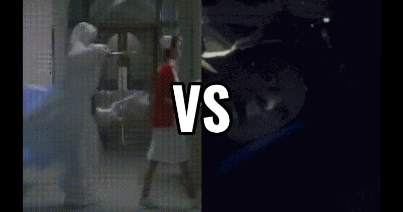 Ben Gardner's Head — Jaws vs. Hospital Hallway — The Exorcist III
