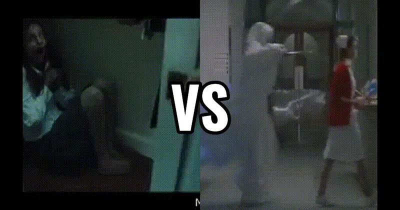 Closet Scene — The Ring vs. Hospital Hallway — The Exorcist III