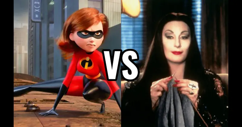 HELEN PARR (THE INCREDIBLES) vs. MORTICIA ADDAMS (THE ADDAMS FAMILY)