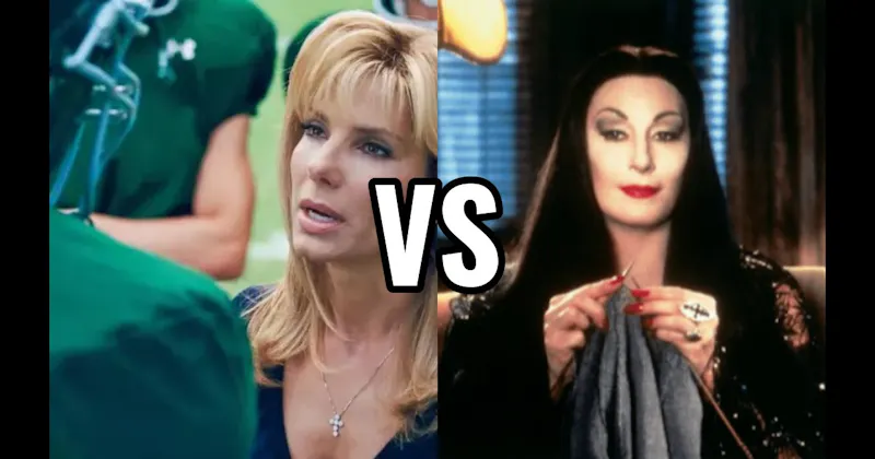 LEIGH ANNE TUOHY (THE BLIND SIDE) vs. MORTICIA ADDAMS (THE ADDAMS FAMILY)