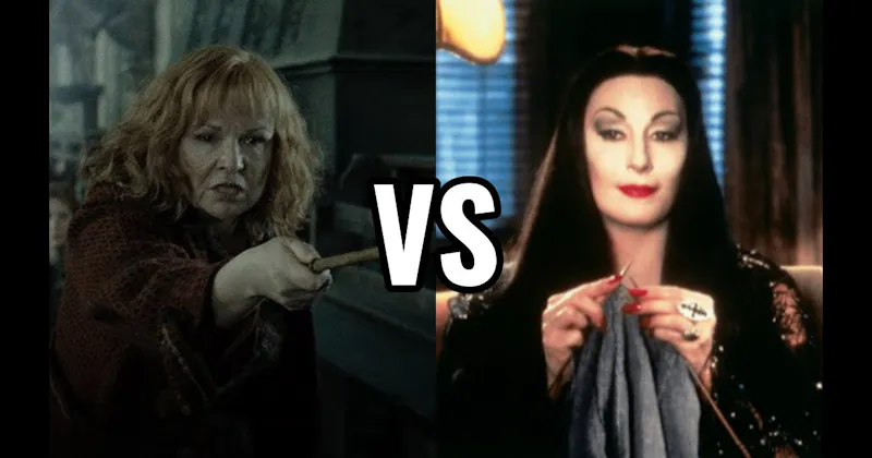 MOLLY WEASLEY (HARRY POTTER) vs. MORTICIA ADDAMS (THE ADDAMS FAMILY)