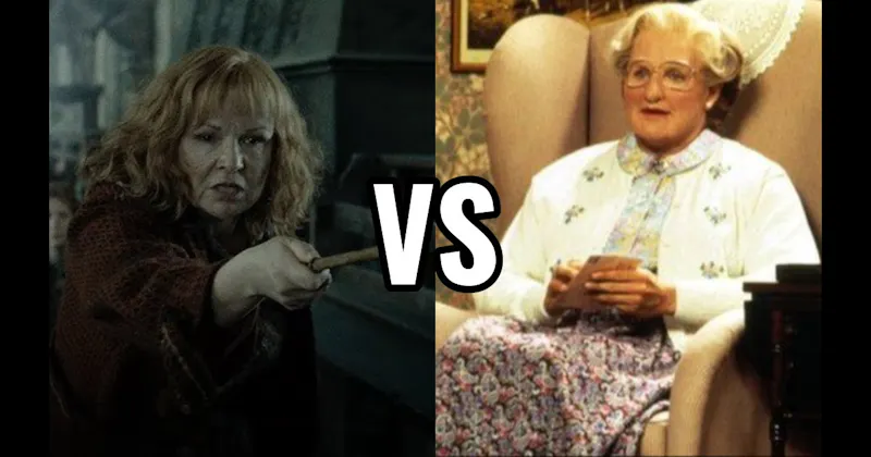 MOLLY WEASLEY (HARRY POTTER) vs. MRS. DOUBTFIRE (MRS. DOUBTFIRE)