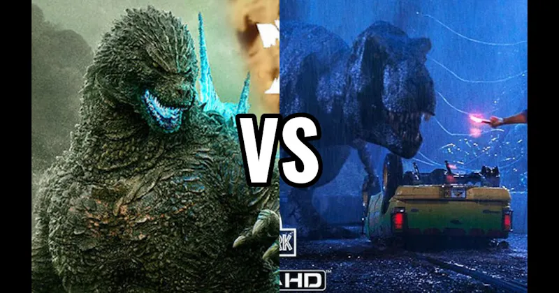 Godzilla vs. T-Rex (Jurassic Park)