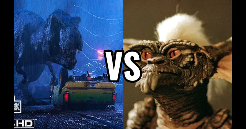Gremlins (Gremlins) vs. T-Rex (Jurassic Park)