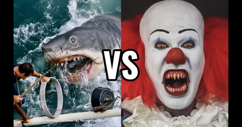 Jaws Shark vs. Pennywise (It)
