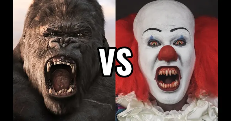 King Kong vs. Pennywise (It)