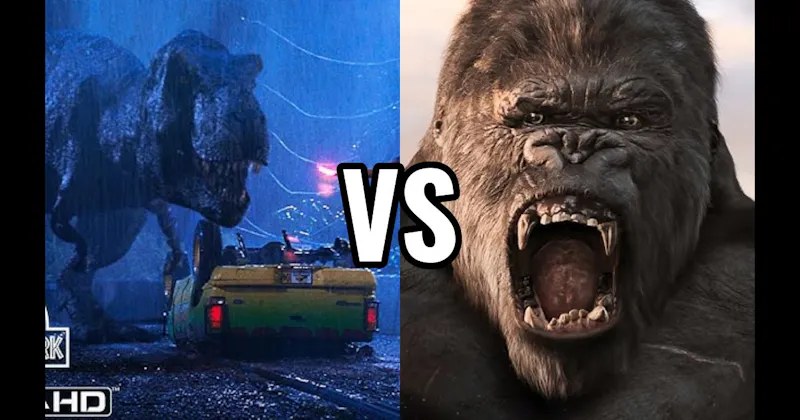 King Kong vs. T-Rex (Jurassic Park)