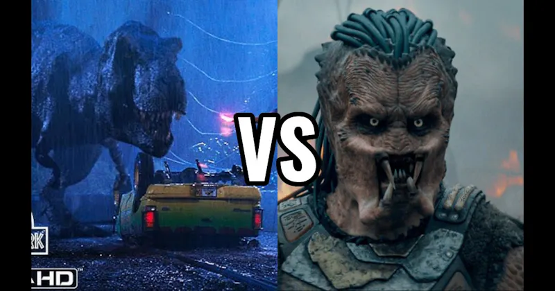 Predator (Predator) vs. T-Rex (Jurassic Park)