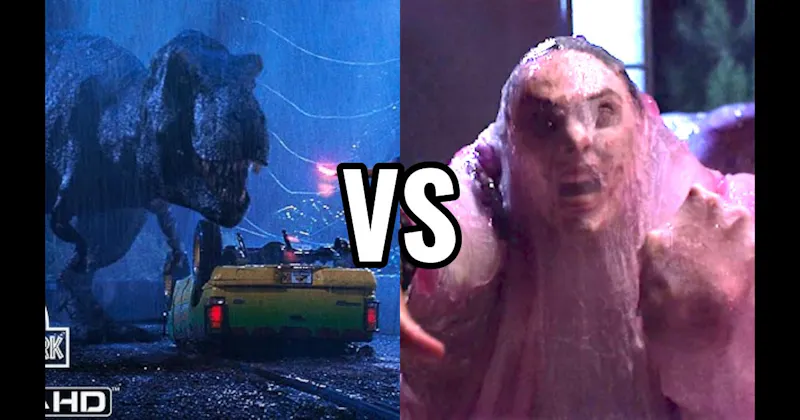 T-Rex (Jurassic Park) vs. The Blob (The Blob)
