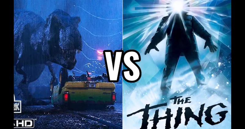 T-Rex (Jurassic Park) vs. The Thing