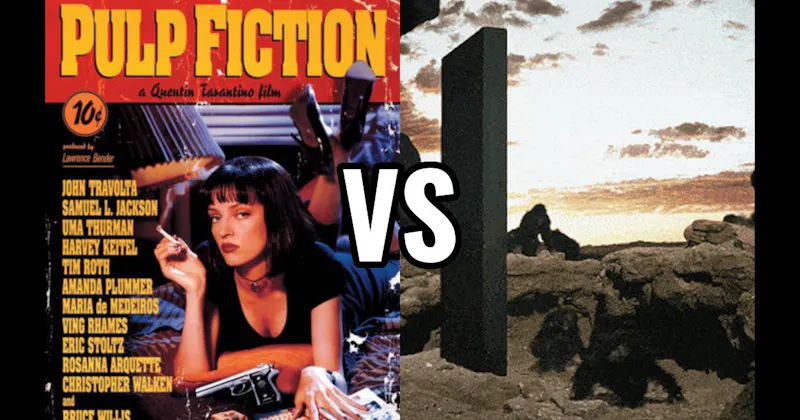 2001: A Space Odyssey vs. Pulp Fiction (1994)