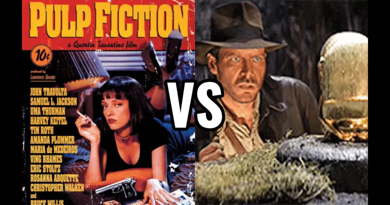 Pulp Fiction (1994) vs. Raiders of the Lost Ark
