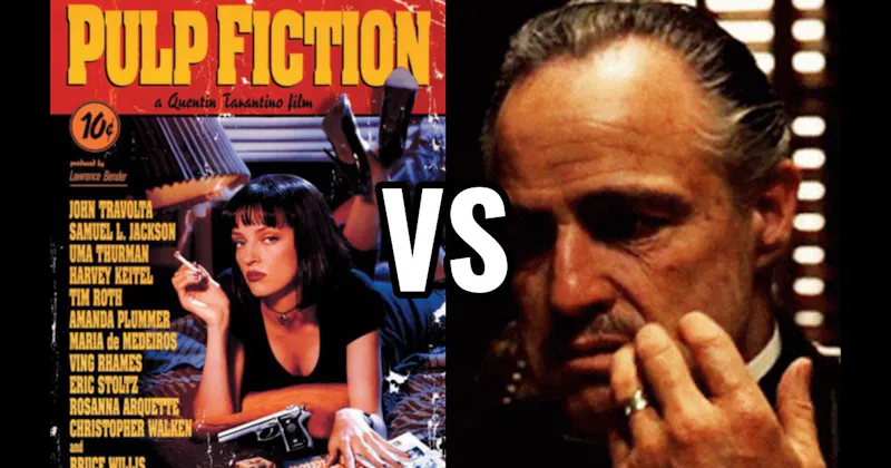 Pulp Fiction (1994) vs. The Godfather (1972)