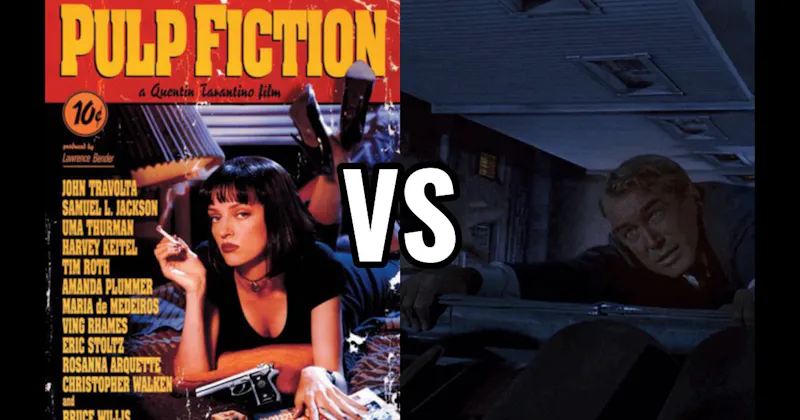 Pulp Fiction (1994) vs. Vertigo (1958)