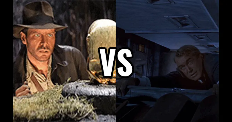 Raiders of the Lost Ark vs. Vertigo (1958)