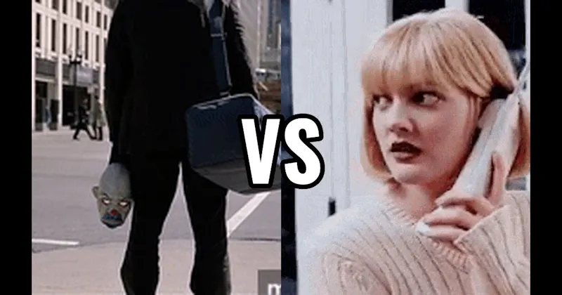 Dark Knight (2008) vs. Scream (1996)