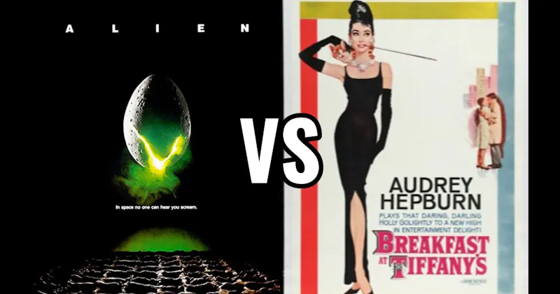 Alien (1979) vs. Breakfast at Tiffany’s (1961)