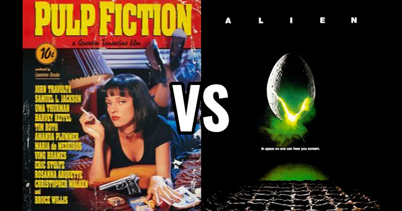 Alien (1979) vs. Pulp Fiction (1994)
