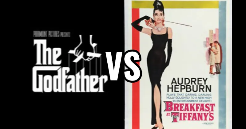 Breakfast at Tiffany’s (1961) vs. The Godfather (1972)