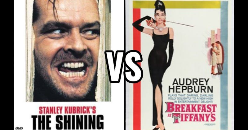 Breakfast at Tiffany’s (1961) vs. The Shining (1980)