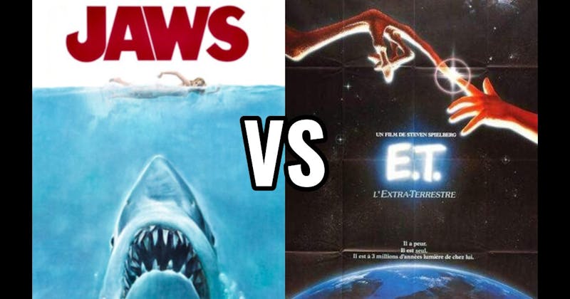 E.T. the Extra-Terrestrial (1982) vs. Jaws (1977)