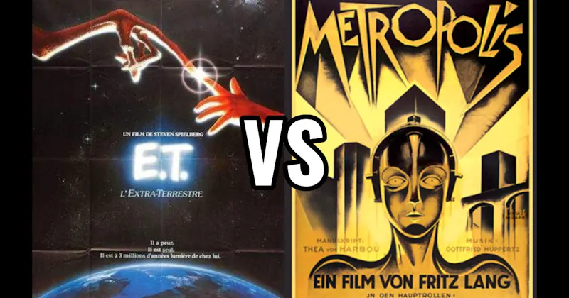 E.T. the Extra-Terrestrial (1982) vs. Metropolis (1927)