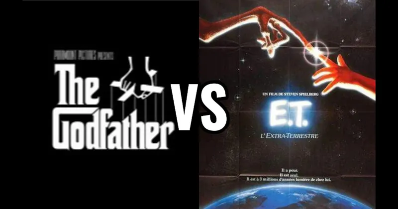 E.T. the Extra-Terrestrial (1982) vs. The Godfather (1972)