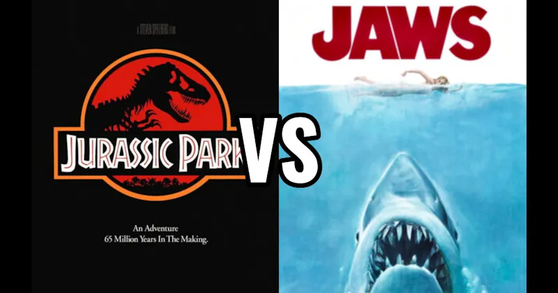Jaws (1977) vs. Jurassic Park (1993)
