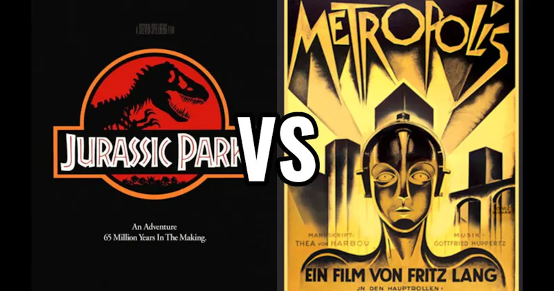 Jurassic Park (1993) vs. Metropolis (1927)