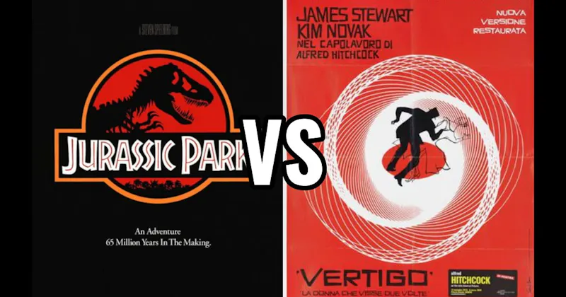 Jurassic Park (1993) vs. Vertigo (1958)